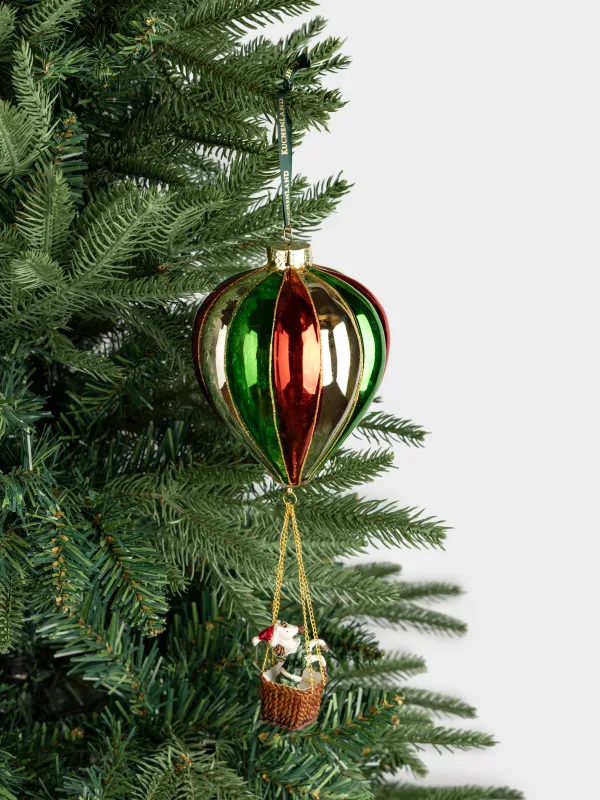 Игрушка елочная, 25 см, Лошадка на шаре, Figure christmas, image-3