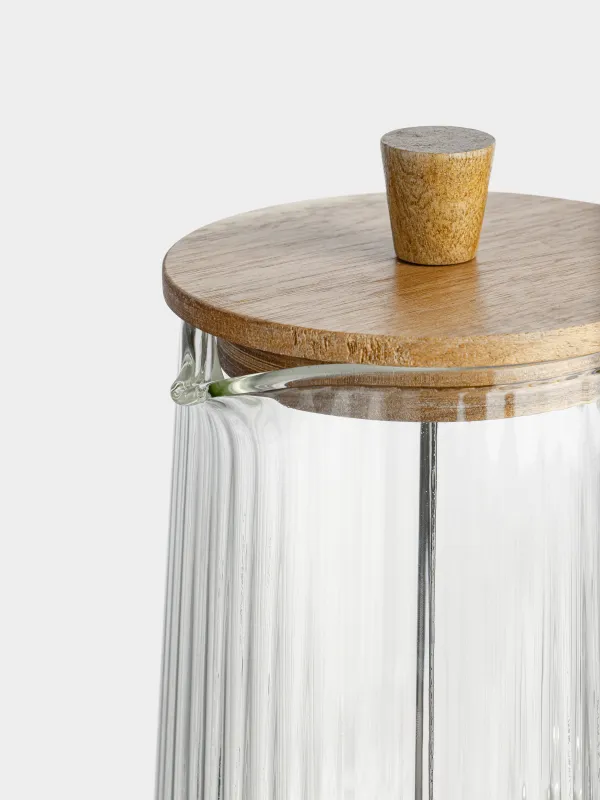 Френч-пресс, 1 л, шыны Б/болат, Air ribby, image-1