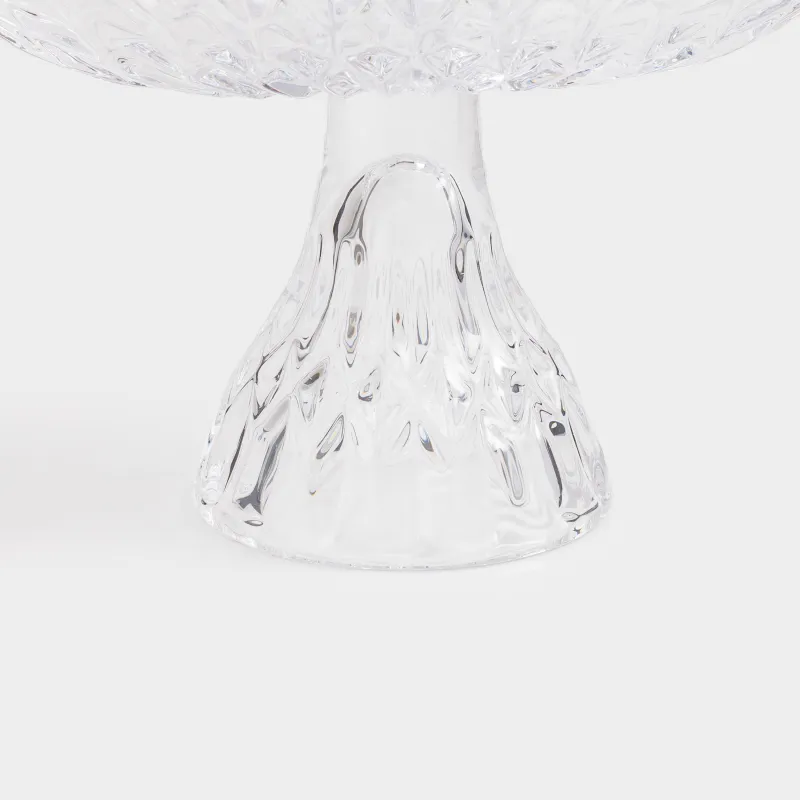 Кәмпит ыдысы, 17х15 см, аяқты, шыны Р, Rhomb, image-3