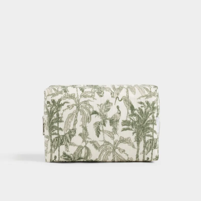 Косметичка, 22х15 см, Джунгли, Muslin print