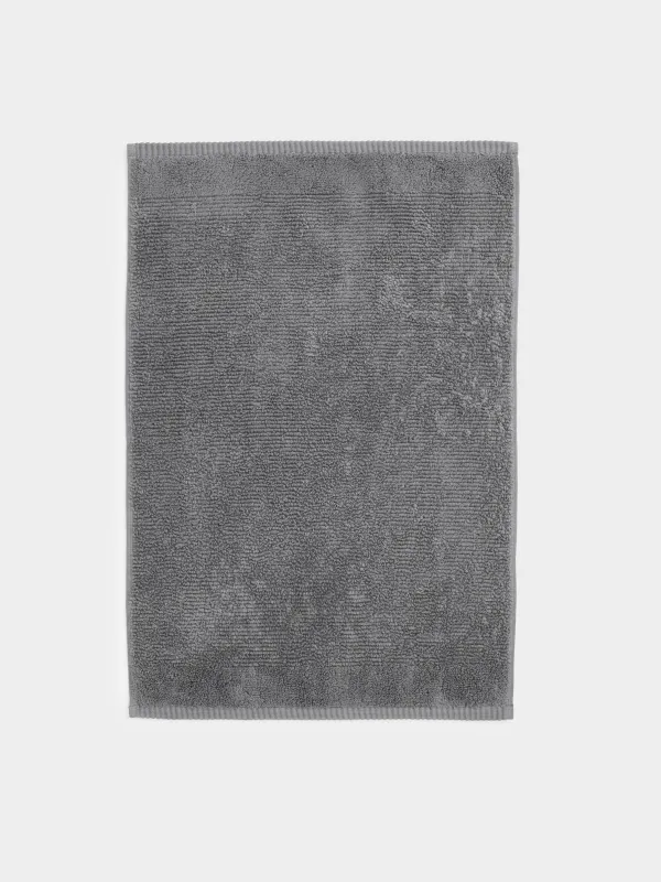 Полотенце, 40х60 см, хлопок, темно-серое, Terry cotton, image-1
