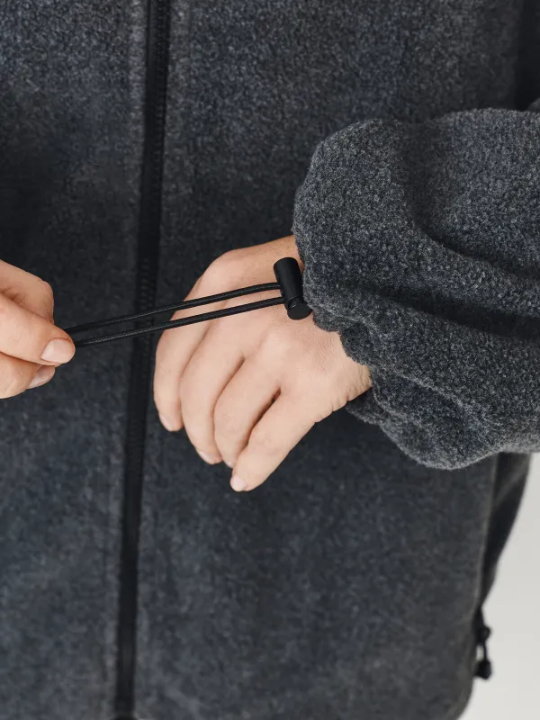 Толстовка на молнии, серая, Socorro, image-3