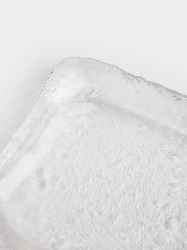 Ыдыс, 14х23 см, шыны, тікбұрышты, алтын жиегі бар, Nautilus gold, image-4