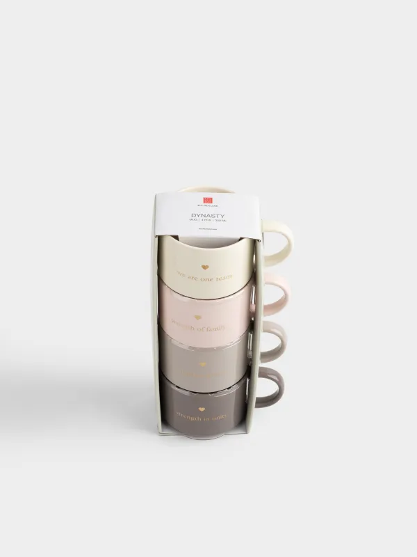 Кружка, 350 мл, 4 шт, фарфор N, цвет, Семья, Dynasty, image-5