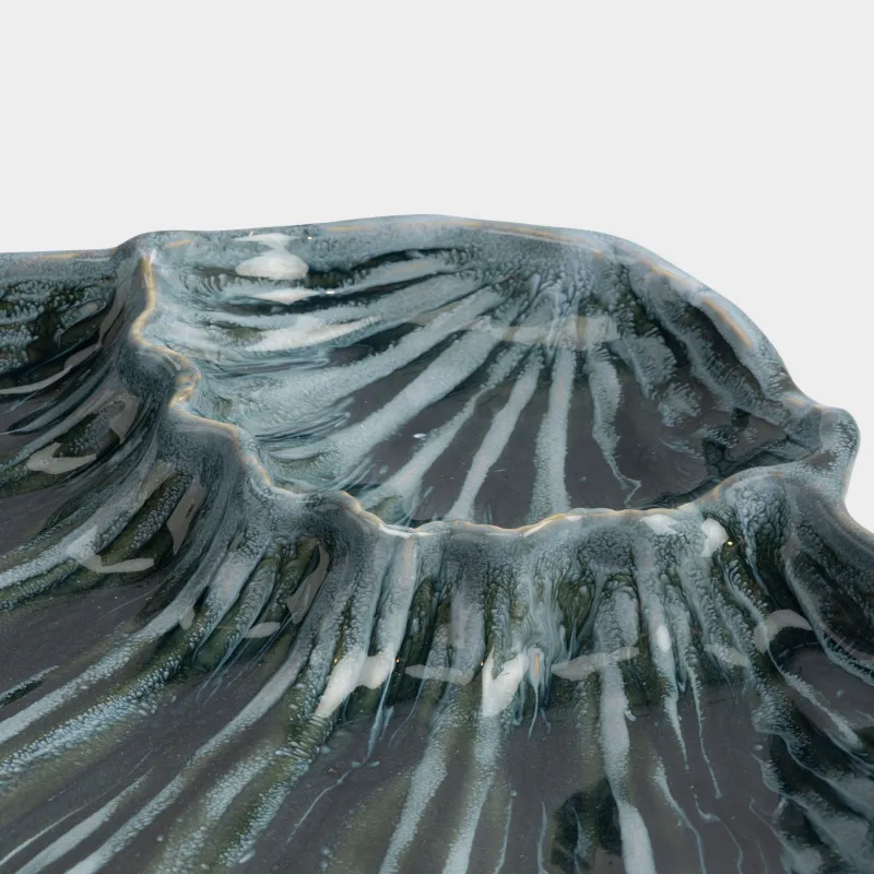 Блюдо, 25х27 см, с соусником, Ракушка, Coral reefs, image-2
