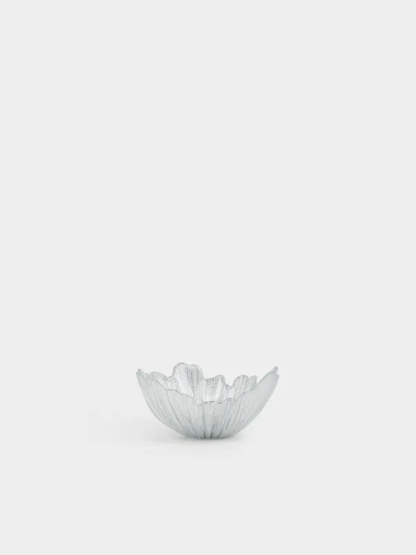 Салатник, 15х7 см, 220 мл, стекло Р, серебристый, Verge, image-0