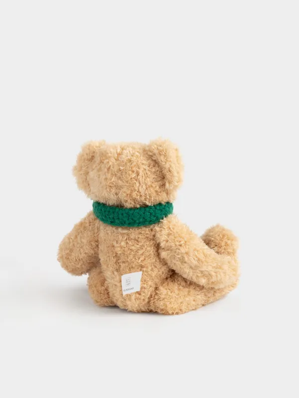 Ойыншық, 25 см, жұмсақ, қозғалмалы аяқтары бар, полиэстер, қоңыр, Аю, Bear, image-1