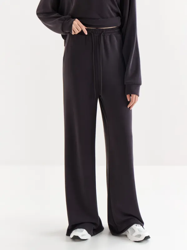 Әйелдер шалбары, өлшемі L, модал/полиэстер/эластан, қоңыр, Alice, image-1