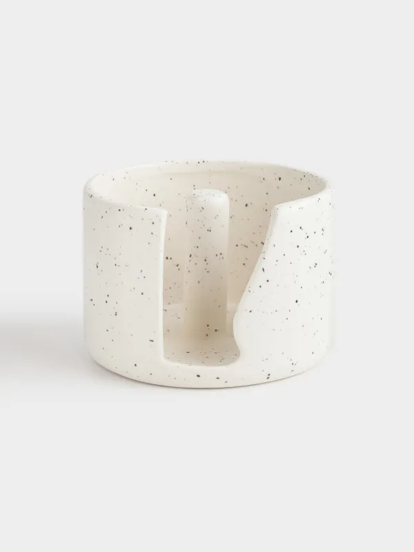 Держатель для бумажных полотенец, Speckled black, image-0