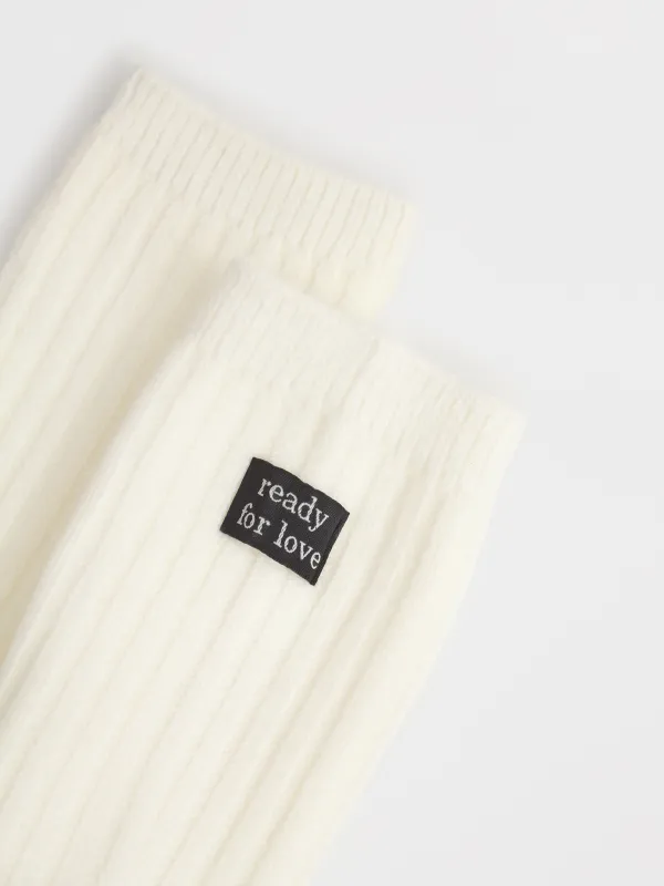 Носки женские, с нашивкой, Acrylic warm, image-2