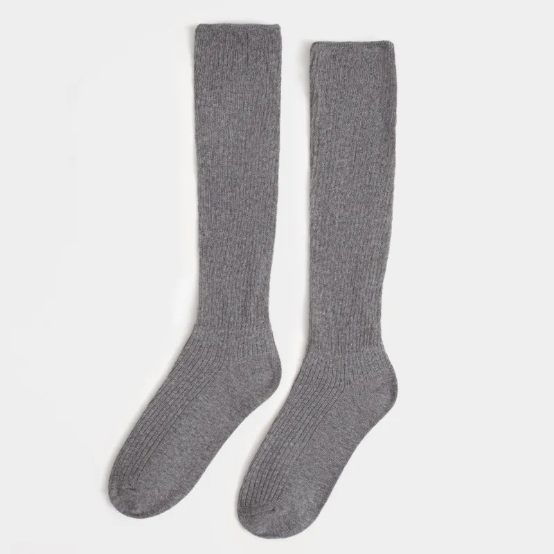 Әйелдер шұлықтары, өлшемі 36-38, қырлы, мақта/полиэстер, графитті, Rubchik