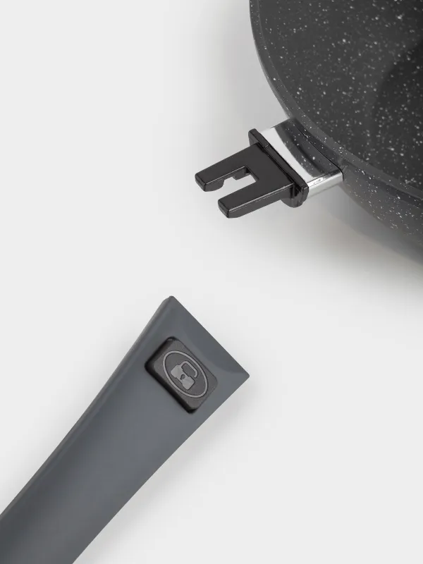 Вок, 28 см, қақпағы бар, алынбалы тұтқасы баар, жабыны бар, алюминий, Scandia, image-6