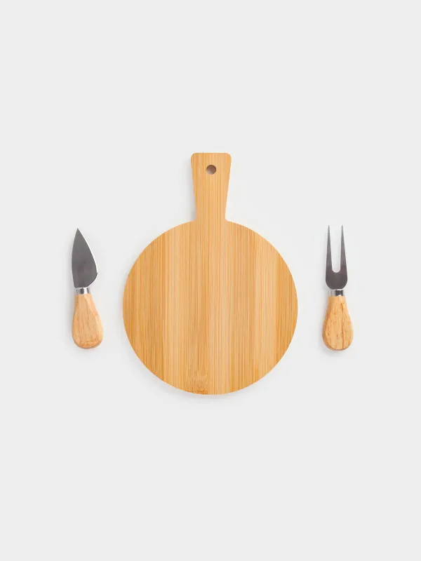 Набор для сыра, 3 предмета, Cheese, Bamboo, image-4