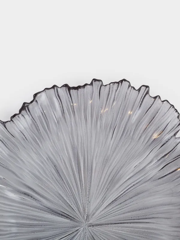 Түскі ас тәрелкесі, 28 см, шыны Р, сұр, Verge, image-3