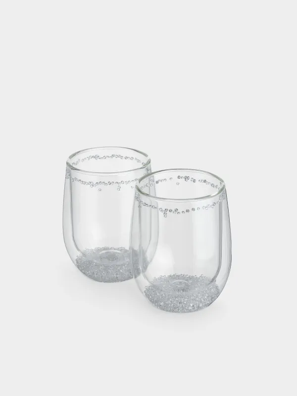 Стакан, 300 мл, 2 шт, с кристаллами, Air decor, image-1