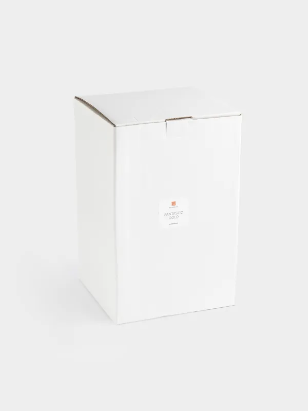 Гүл вазасы, 27 см, шыны/металл, алтын түстес, Жапырақтар, Fantastic gold, image-5