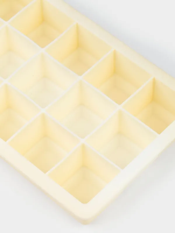 Мұзға арналған қалып, 18х12 см, 15 отд, силикон, ақ, image-3