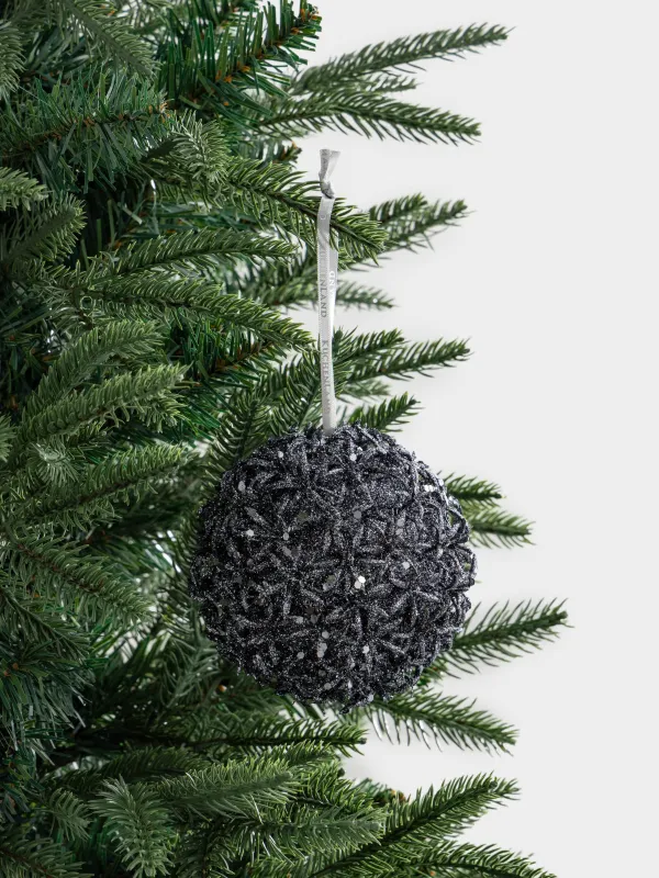 Шырша ойыншығы, 11 см, пластик, жылтырақтары бар, графитті, Отшашу, Шар, Hedgehog ball, image-2