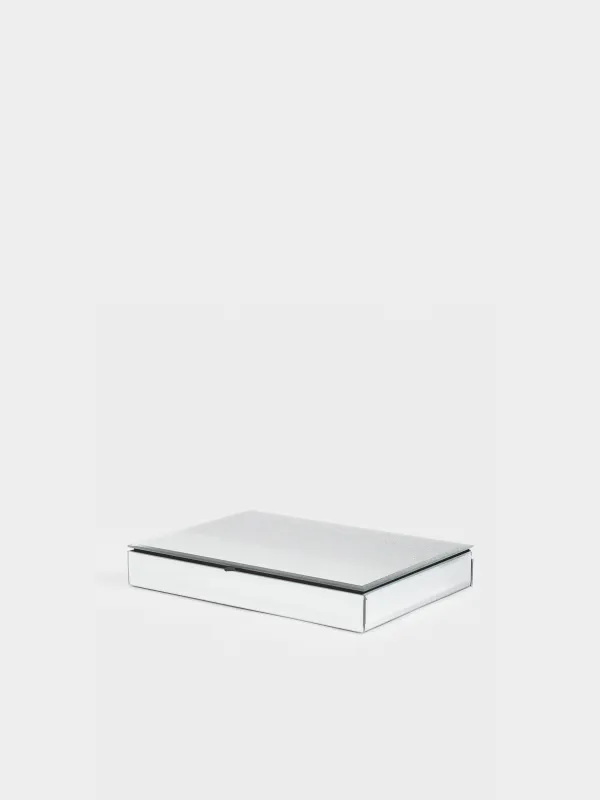 рге арналған қобдиша, 25х18 см, шыны, күміс түстес, Actress, image-0