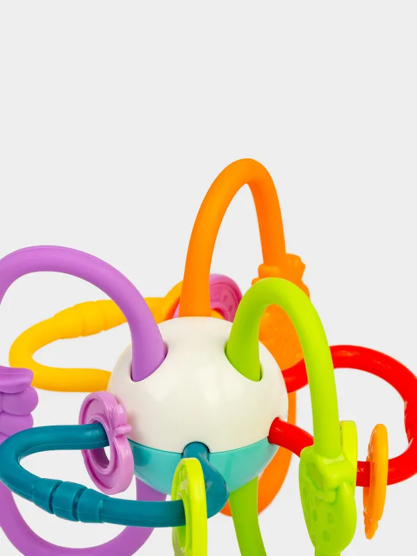 Тістегіш ойыншық, 11х10 см, силикон/пластик, Kiddy, image-3