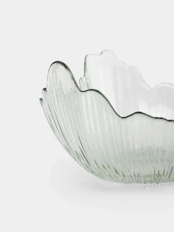 Жеміс вазасы, 24х12 см, шыны Р, жасыл, Verge, image-4