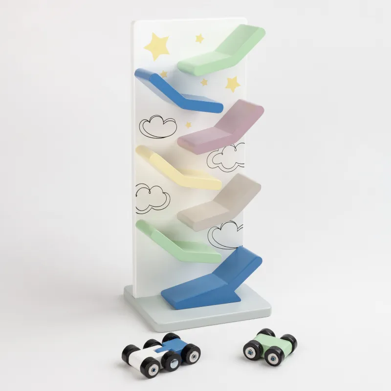 Игрушка, 27 см, Гоночный трек с машинками, Kiddy, image-1