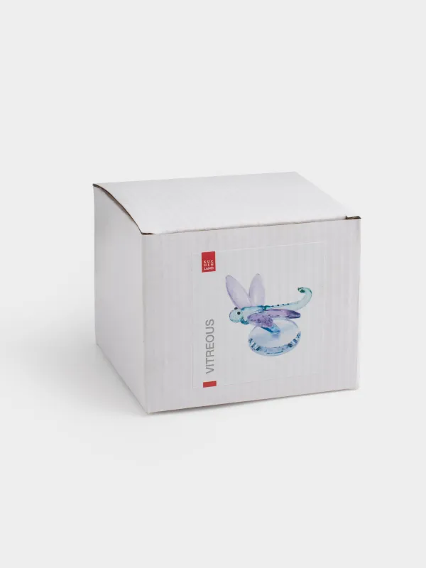 Мүсінше, 8 см, хрусталь шыны, жасыл-күлгін, Инелік, Vitreous, image-6