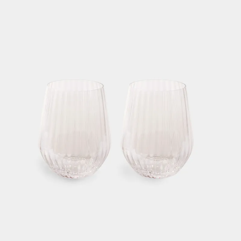 Стакан, 450 мл, 2 шт, с перламутром, Lombardy R polar