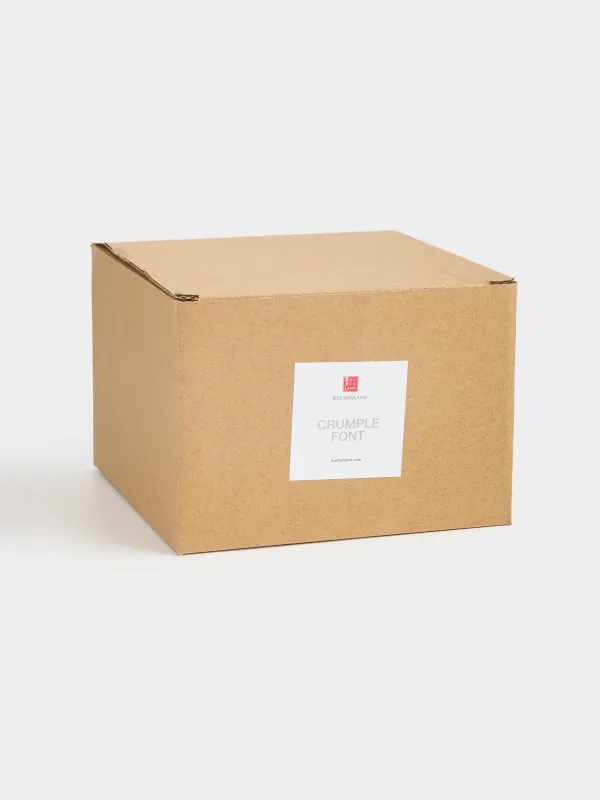 Дуршлаг, 15 см, тұтқасы бар, керамика, сүт түстес, Crumple font, image-5