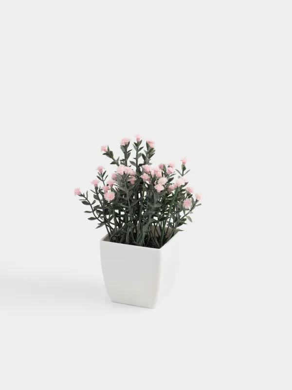 Растение искусственное, 17 см, пластик/металл, Pot garden, image-2