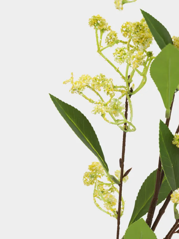 Ветка декоративная, 87 см, пластик, Желтый солидастер, Meadow decor, image-3