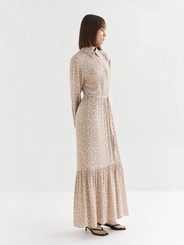 Платье женское, с длинным рукавом, Becky, image-4