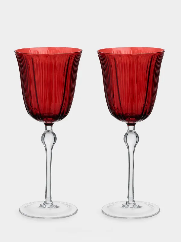 Бокал для вина, 300 мл, 2 шт, стекло, красный, Piemont, image-0