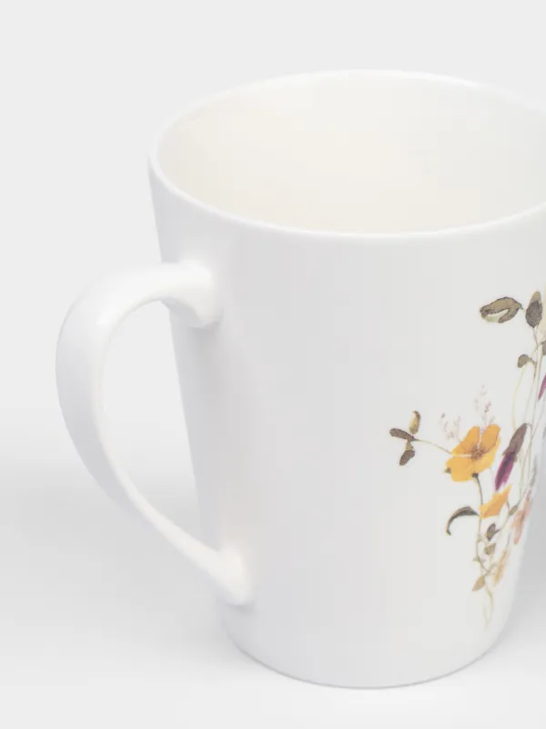 Саптыаяқ, 420 мл, фарфор N, ақ, Сары гүлдер, Floweri, image-2