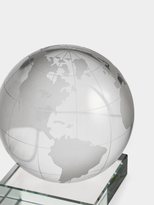 Статуэтка, 11 см, Глобус, Lux crystal, image-2