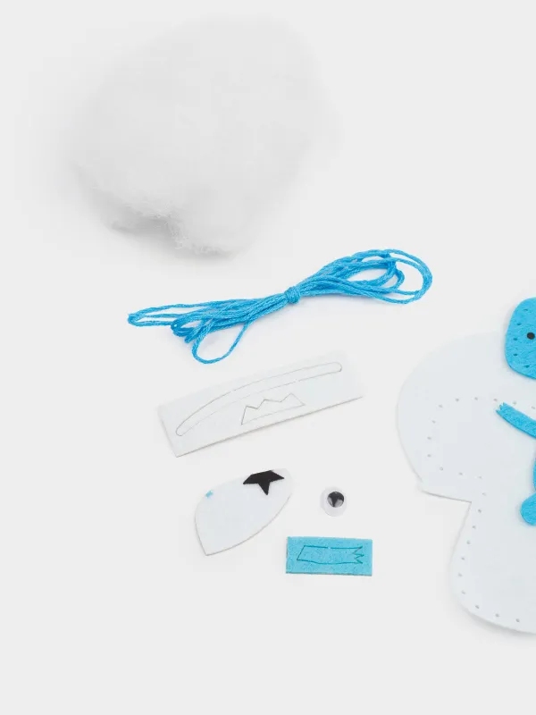 Шығармашылық жиынтығы, 13х15 см, қолөнер, салпыншақ, киіз/мақта, Динозавр, Creativity, image-3