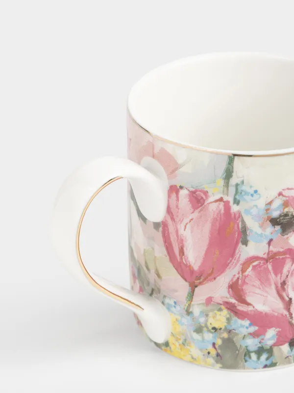 Кружка, 380 мл, Тюльпаны, Flower garden, image-2