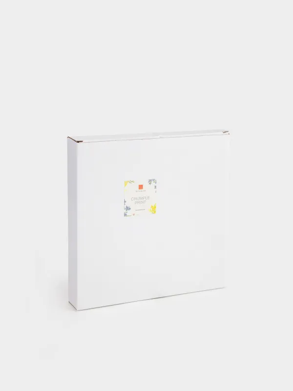 Ыдыс, 24 см, керамика, ақ, Мимоза, Crumple print, image-7