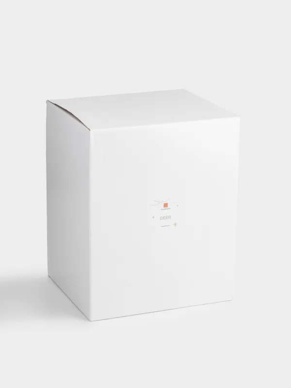 Қар шамы, 25 см, жарықтандырылған, пластик, қоңыр, Бұғы мүйізіндегі шар, Deer, image-7