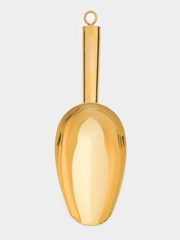 Аспаздық қалақ, 21 см, болат, алтын, Device gold, image-2