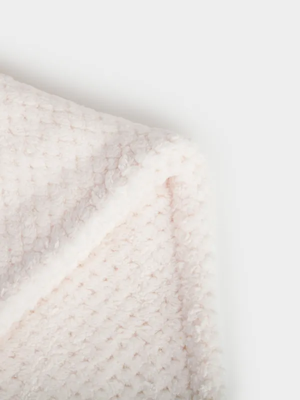 Шашқа арналған шәрпі-орамал, 59х20 см, флис, сүт түстес, Ratine, image-4