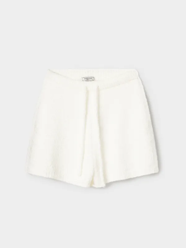 Әйелдер шорттары, үйге арналған, өлшемі L, полиэстер, сүт түстес, Ami, image-4