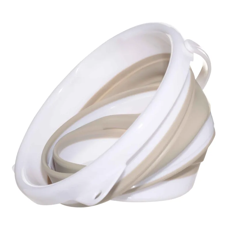 Жиналмалы Шелек, 5 л, пластик/резеңке, сұр-бежевый, Foldaway, image-2