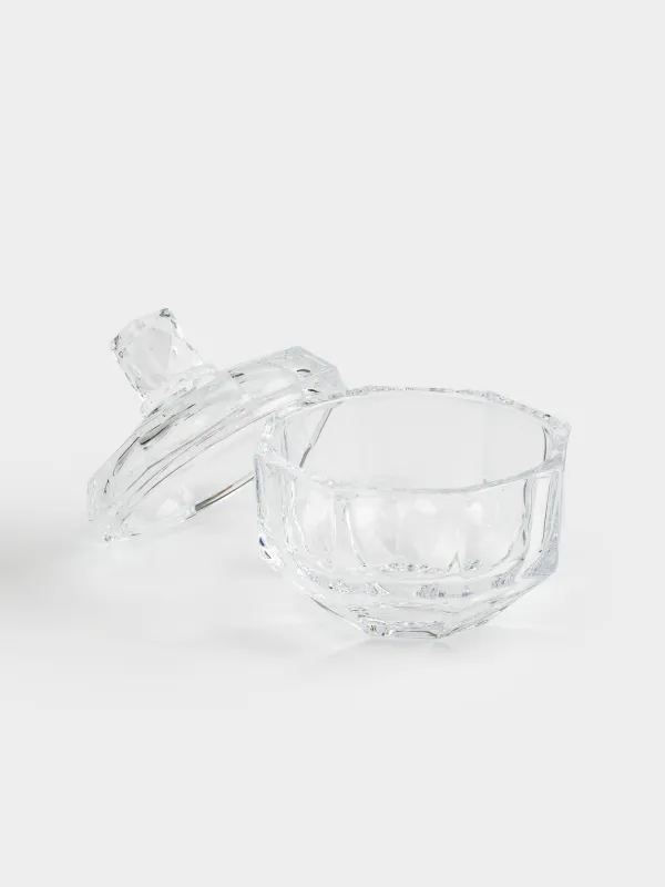 Сақтау ыдысы, 10х12 см, 280 мл, шыны, Қырлар, Terlano, image-1