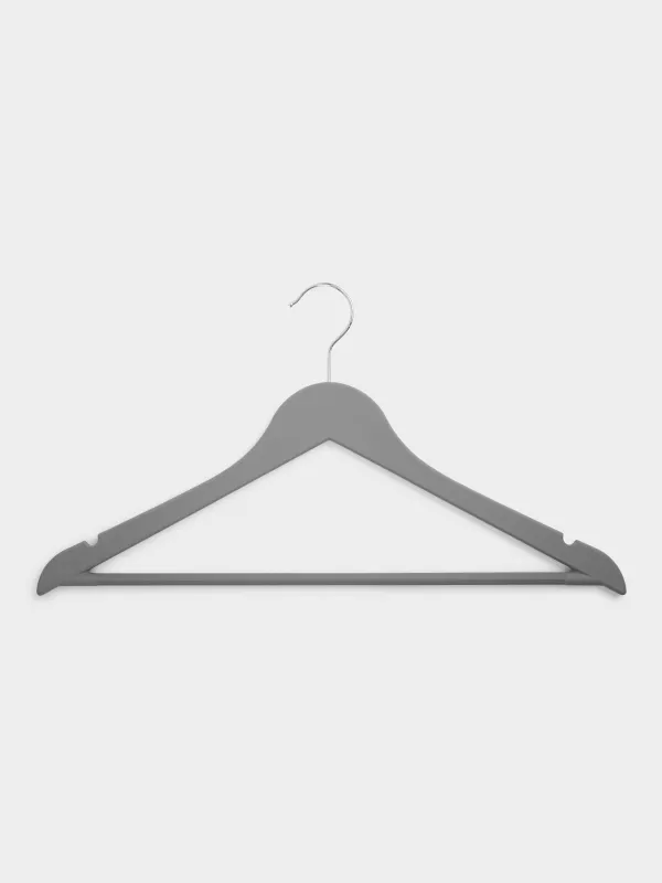 Ілгіш-иықтар, 44 см, 4 дана, пластикалық жабыны бар, сұр, Fun house, image-2