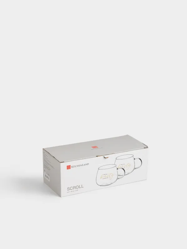 Саптыаяқ, 380 мл, 2 дана, шыны Б, Find the beauty, Scroll, image-4