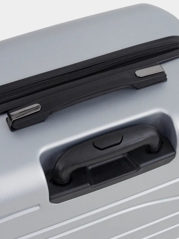 Чемодан M, 45х25х67 см, 3,4 кг, құлпы бар, пластик, графит, Travel comfort, image-11