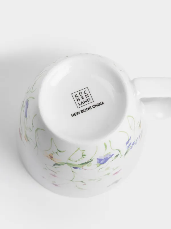 Саптыаяқ, 320 мл, фарфор N, ақ, Шалғын гүлдері, Meadow, image-4