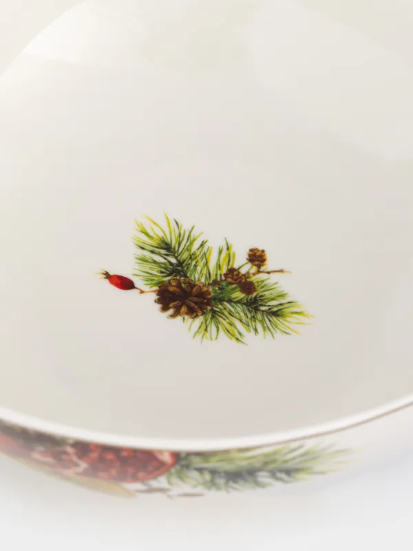 Салатник, 21х11 см, Гранаты и апельсин, Christmas miracle, image-3