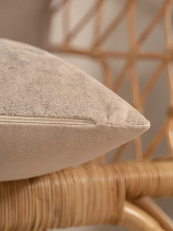 Сәндік жастық, 45х45 см, барқыт, сарғылт-қоңыр, Шашыраулар, Sparkly, image-7